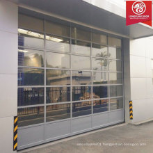 Factory Custom Selected Stainless Steel Plate Garage Door, Full View Glass Garage Door